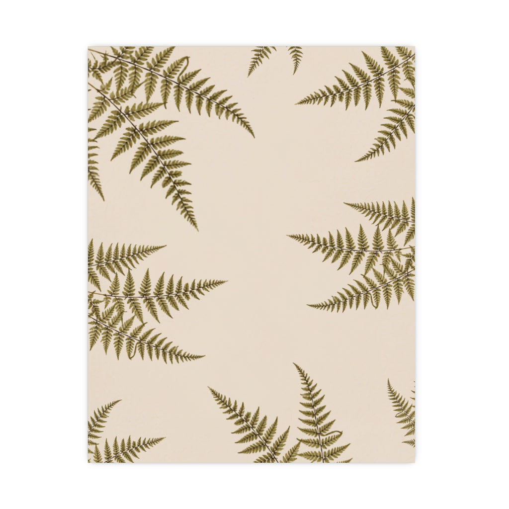 Fern Reverie Botanical Matte Poster — Portrait