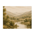 Riverbend Landscape Matte Poster — Landscape