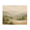 Misty Hills Matte Poster — Landscape