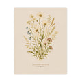 Meadow Sketch Botanical Matte Poster — Portrait