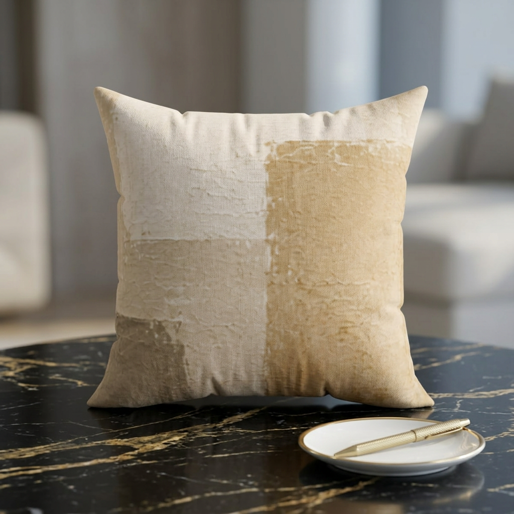 Elevated Neutrals No. 2 Throw Pillow