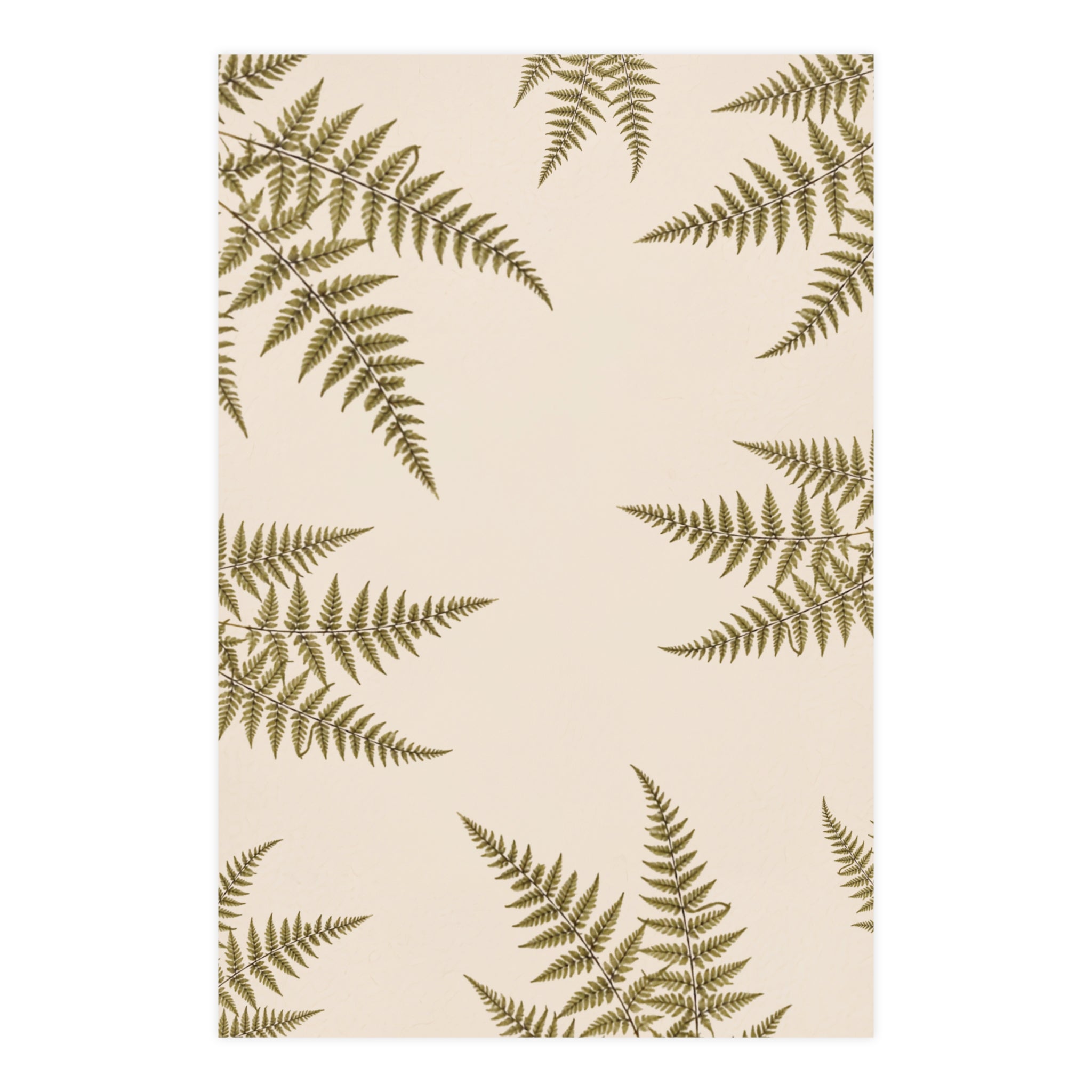 Fern Reverie Botanical Matte Poster — Portrait