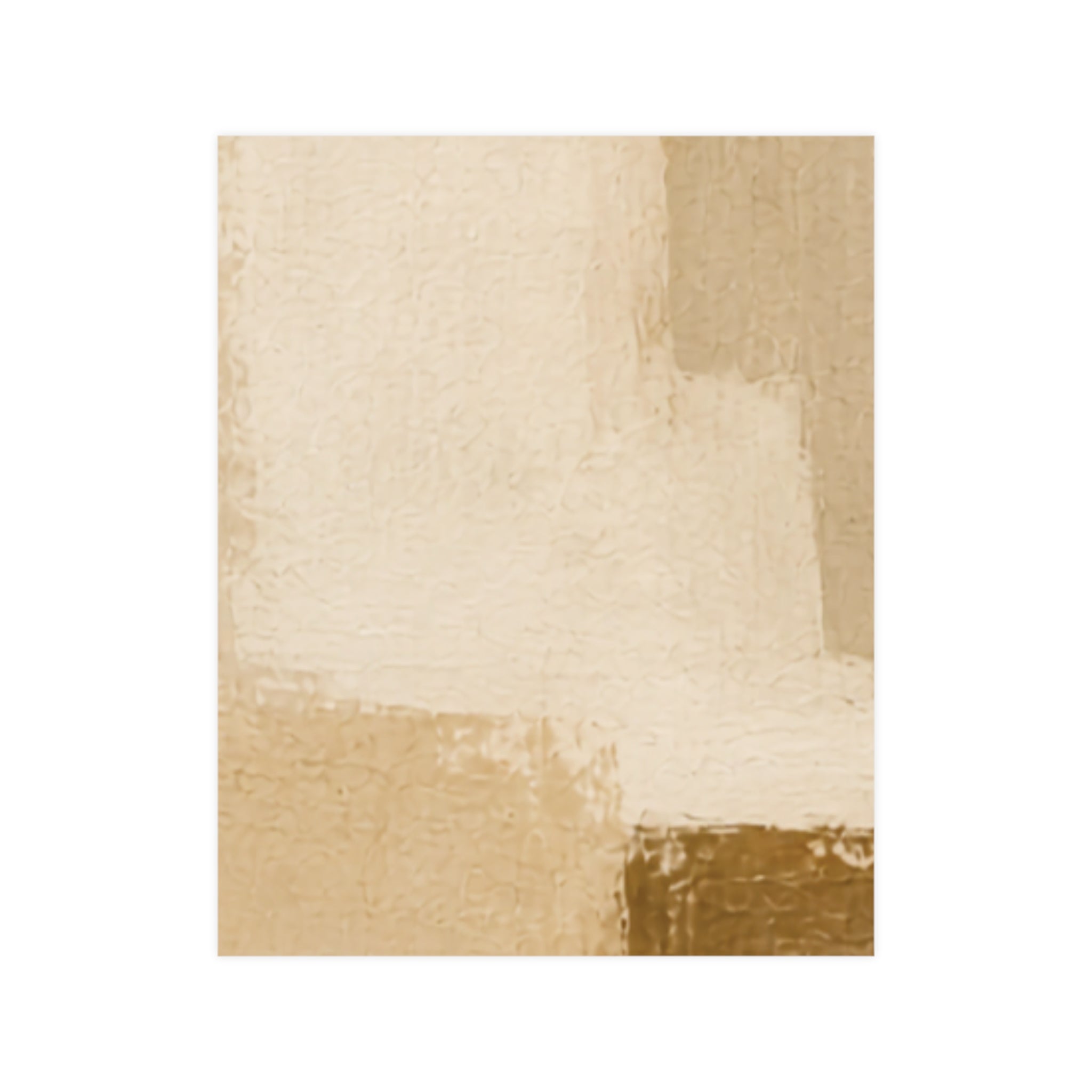 Elevated Neutrals Abstract No. 1 Matte Poster — Portrait