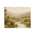 Riverbend Landscape Matte Poster — Landscape