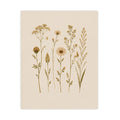Wildflower Study Botanical Matte Poster — Portrait