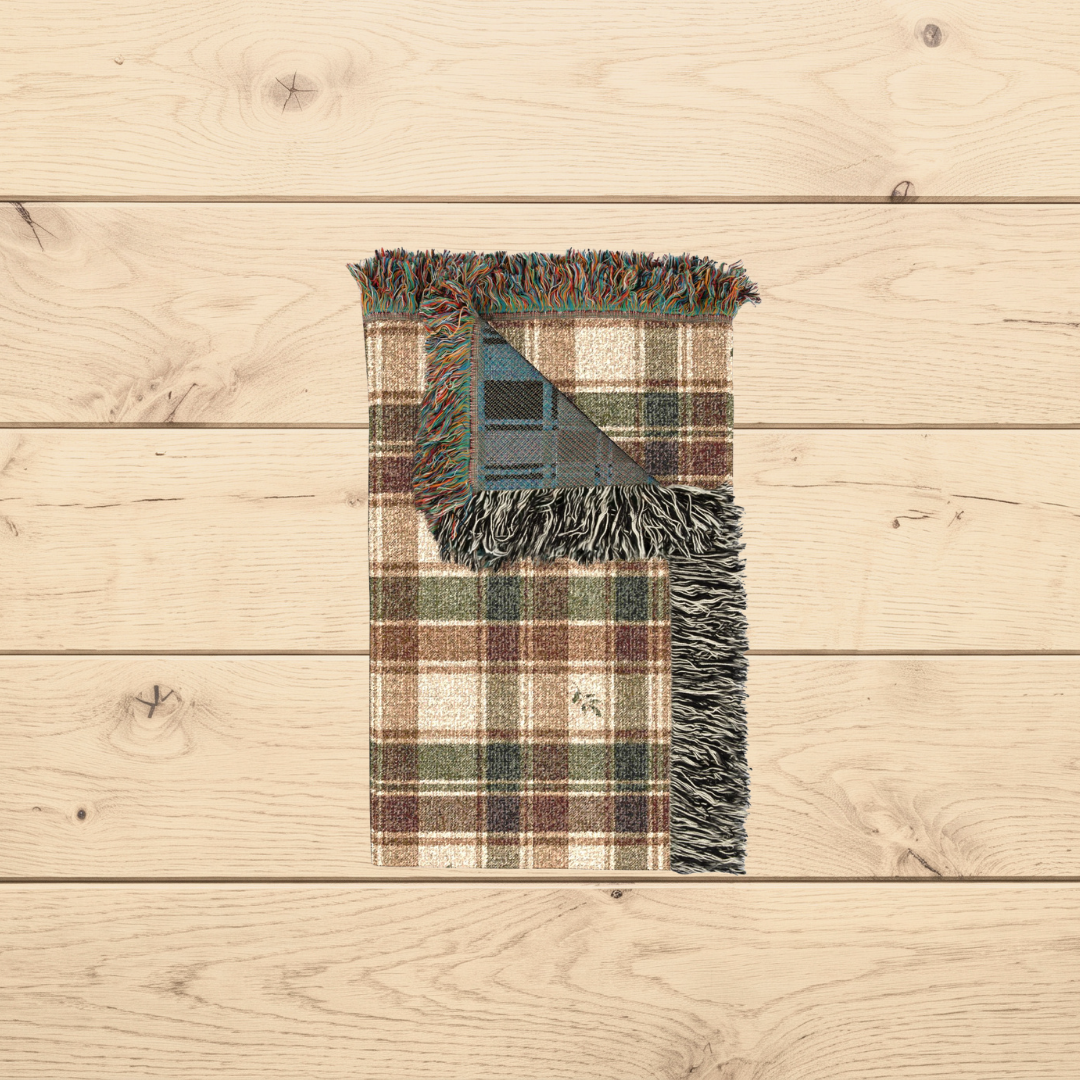 Meadow Plaid Woven Throw Blanket