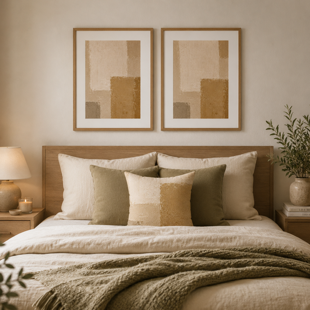 Elevated Neutrals No. 2 Throw Pillow