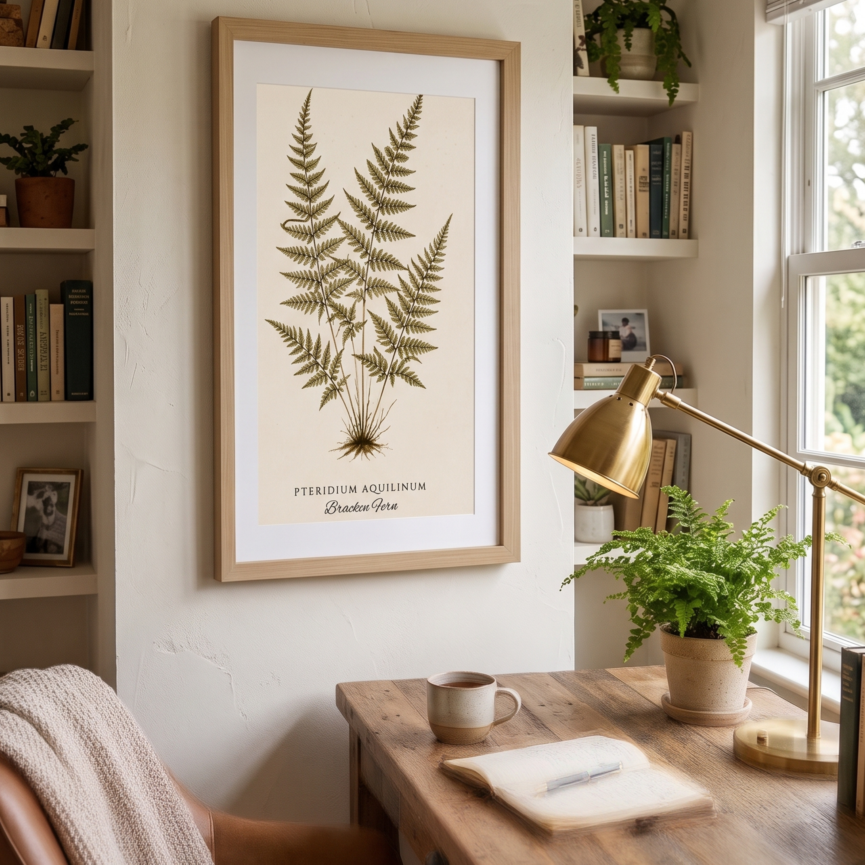 Fern Study Botanical Art Print